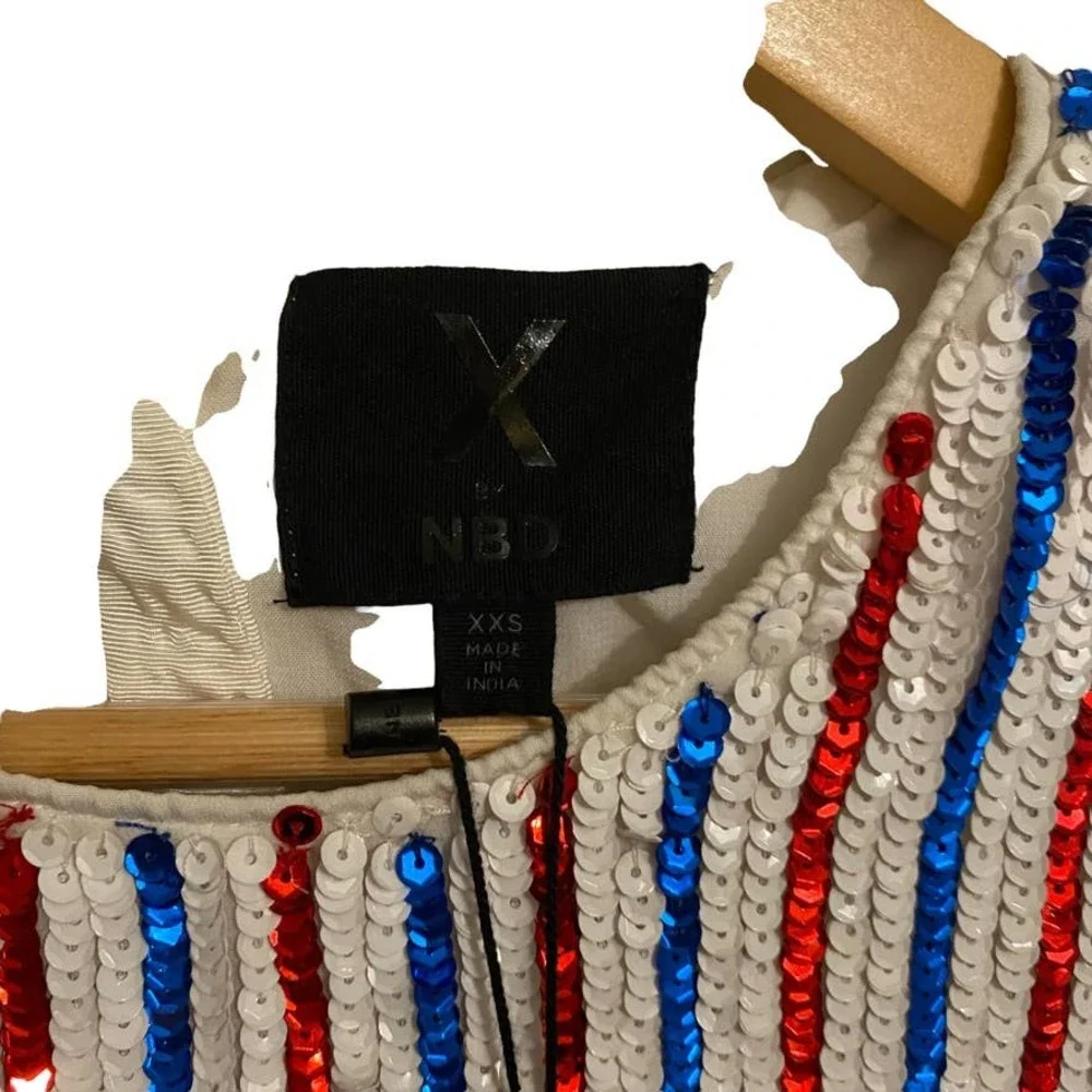 X NBD Dress Warriors Embellished Size XXS_7